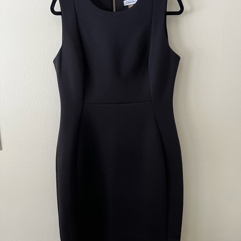 Calvin Klein Scuba Black Dress
